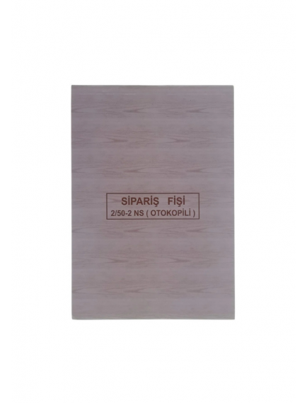DİLMAN Duplicate Order Receipt Book 2x50 