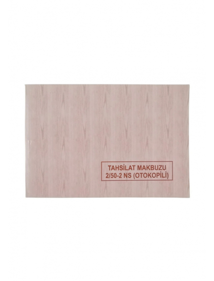 DİLMAN Receipt Book 2-Part Carbon Copy