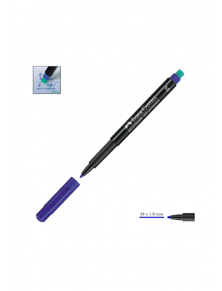 Faber Castell Multimark Permanent M Blue Faber Castell Multimark Permanent M Blue