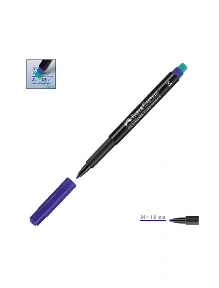 Faber Multimark M Permanent Mavi Faber Multimark M Permanent Mavi