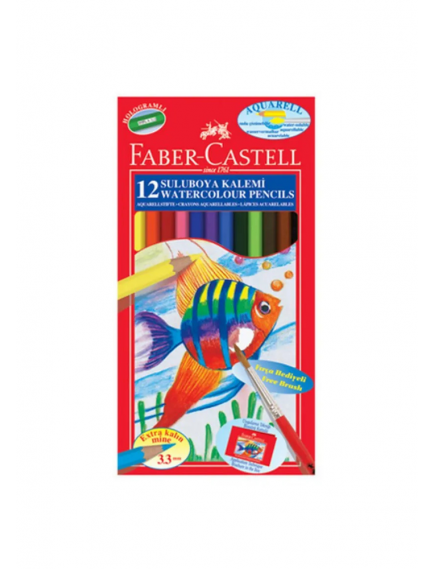Faber-Castell Aquarell 12 Colored Pencils