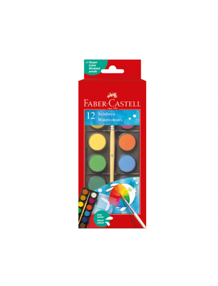 Faber-Castell 12-Piece Watercolor Small Set Faber-Castell 12-Piece Watercolor Small Set