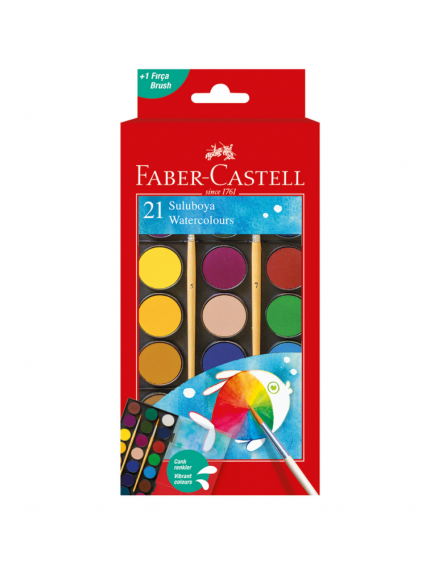 Faber-Castell Redline 21-Piece Watercolor Faber-Castell Redline 21-Piece Watercolor