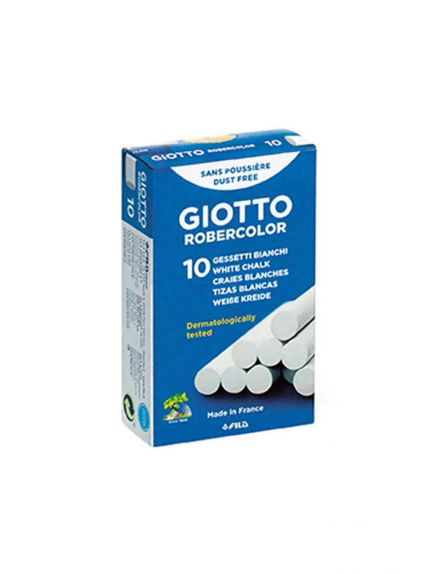 Giotto Robercolor White Chalk Set of 10