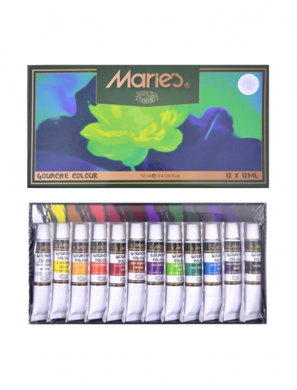 Maries Gouache Paint 12x12ml Maries Gouache Paint 12x12ml