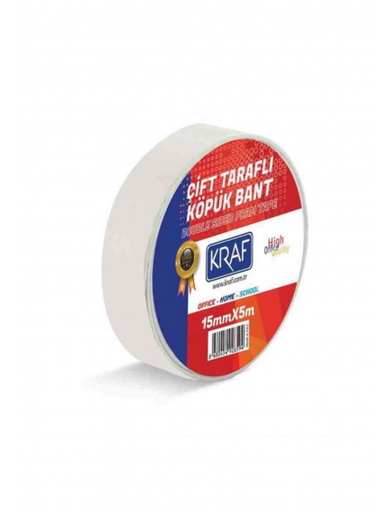 KRAF Double-Sided Tape 15mm x 5m KRAF Double-Sided Tape 15mm x 5m