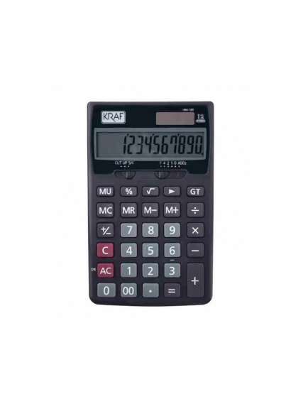 KRAF HM-125 12-Digit Desktop Calculator