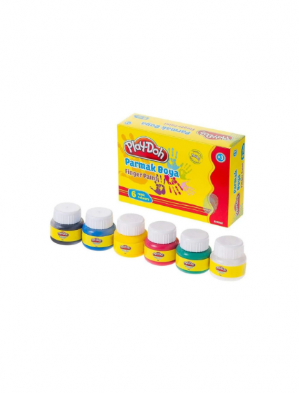 Play-Doh Finger Paint 6 Colors 30 ml