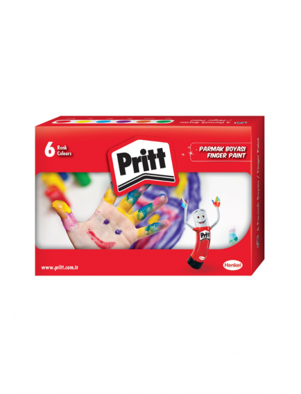 Pritt Finger Paint 6 Colors 30 ml Pritt Finger Paint 6 Colors 30 ml