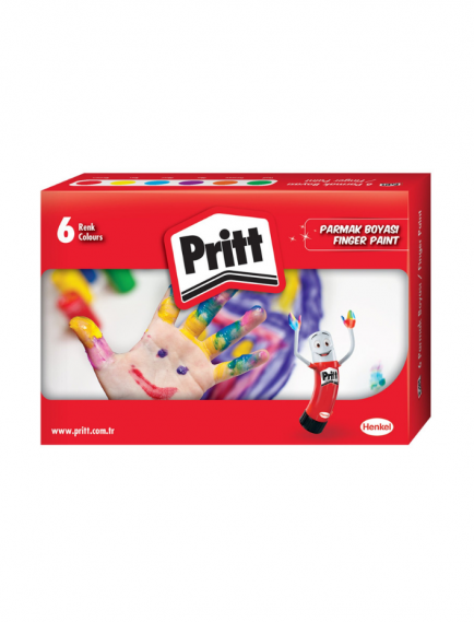 Pritt Finger Paint 6 Colors 30 ml 