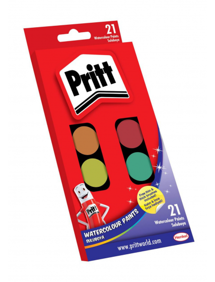 Pritt 21-Color Large Tablet Watercolor Pritt 21-Color Large Tablet Watercolor