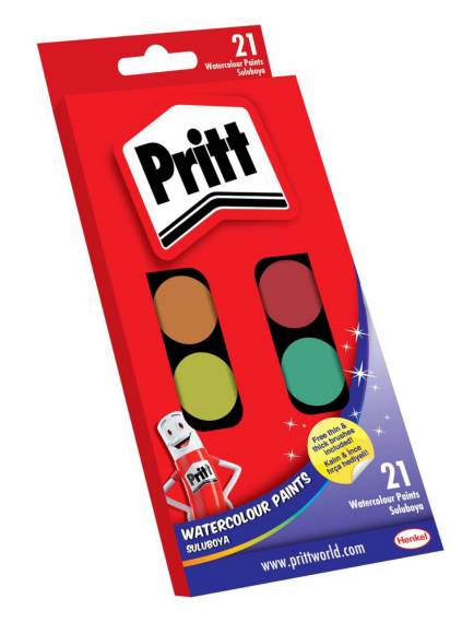 Pritt 21-Color Large Tablet Watercolor Pritt 21-Color Large Tablet Watercolor