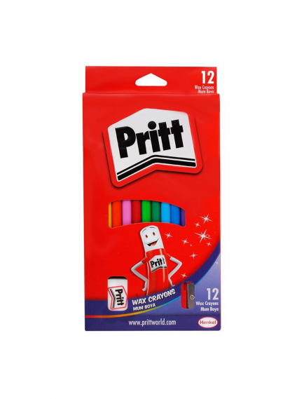 Pritt Erasable Pastel Crayons 12 Colors Pritt Erasable Pastel Crayons 12 Colors
