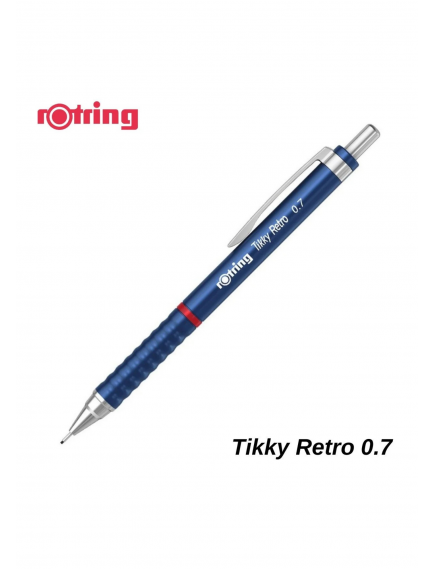 Rotring Versatil Tikky 0.7 Retro Metalik Mavi 