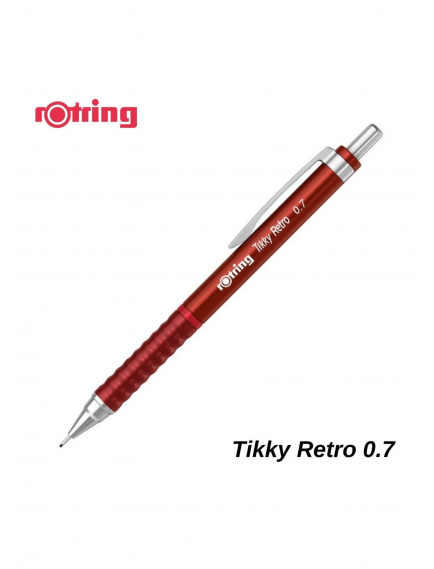 Rotring Versatil Tikky 0.7 Retro Metalik Kırmızı