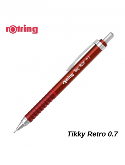 Rotring Mechanical Tikky 0.7 Retro Metallic Red Rotring Mechanical Tikky 0.7 Retro Metallic Red