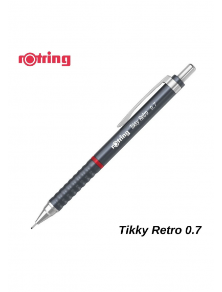 Rotring Versatil Tikky 0.7 Retro Metalik Gri