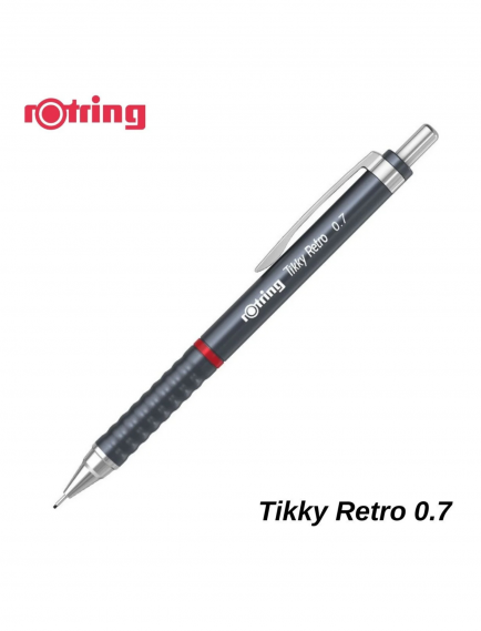 Rotring Mechanical Tikky 0.7 Retro Metallic Gray