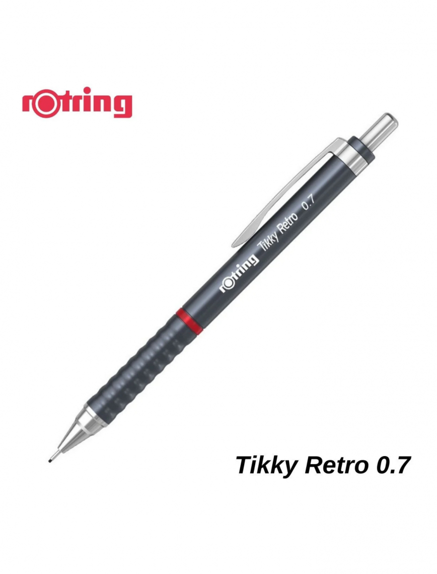Rotring Mechanical Tikky 0.7 Retro Metallic Gray Rotring Mechanical Tikky 0.7 Retro Metallic Gray