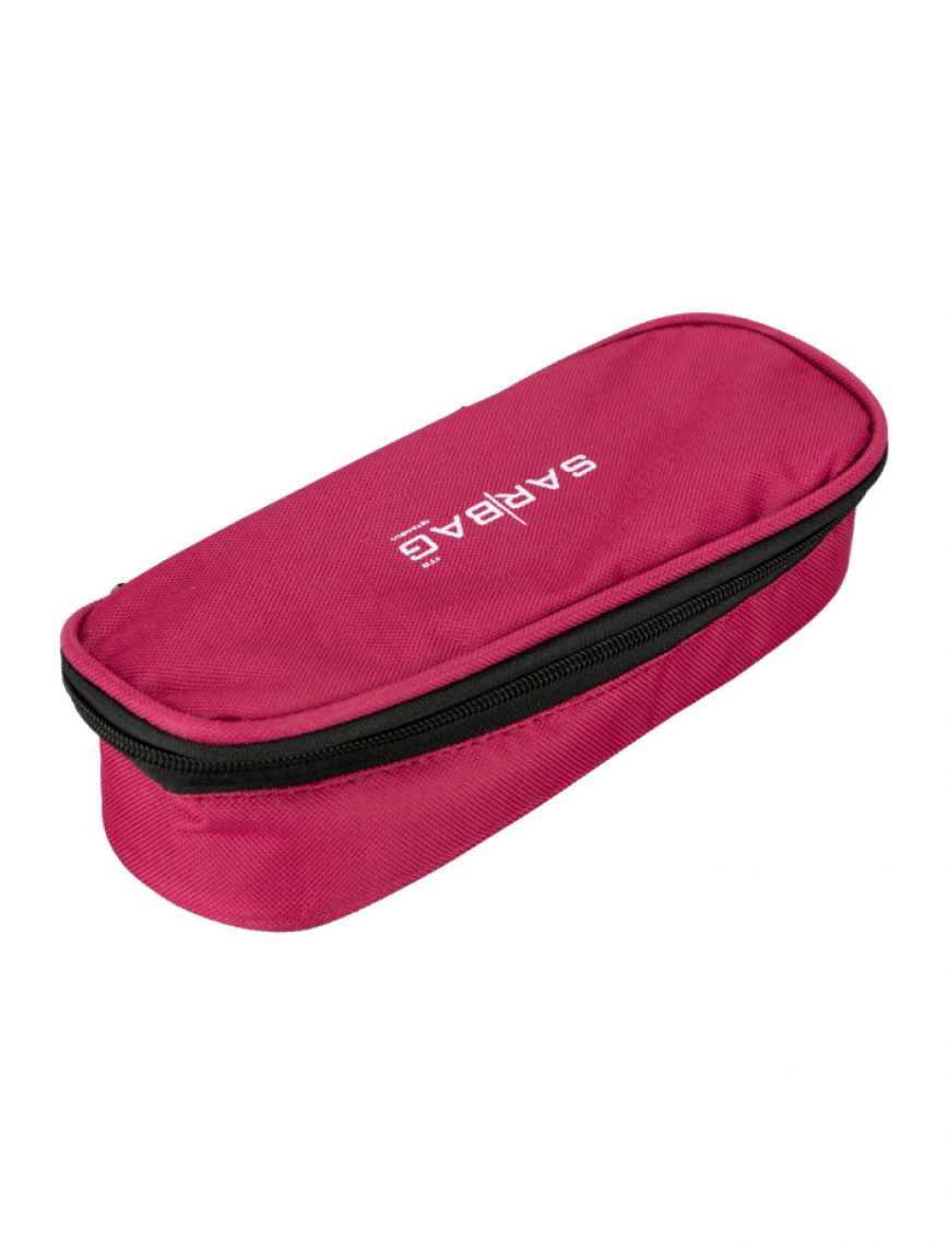 SARBAG Oval Single Tribe Vişne Pencil Case SARBAG Oval Single Tribe Vişne Pencil Case