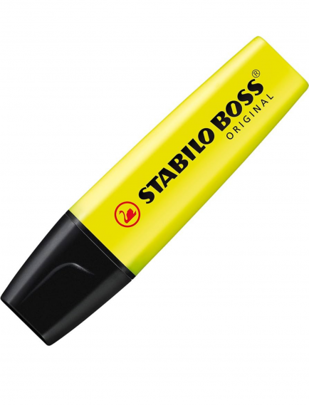 STABILO BOSS Original Yellow Highlighter STABILO BOSS Original Yellow Highlighter