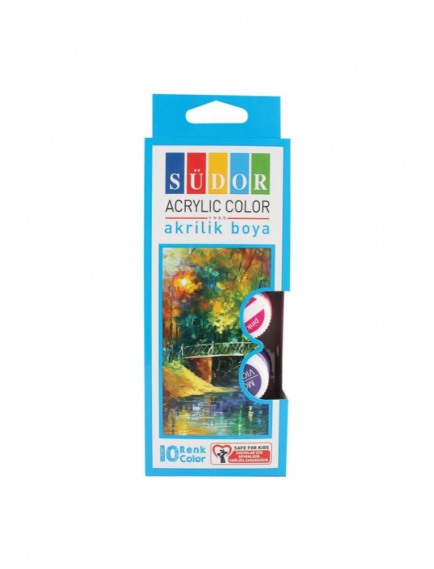 Südor Acrylic Paint Tube 10X15 ml Südor Acrylic Paint Tube 10X15 ml