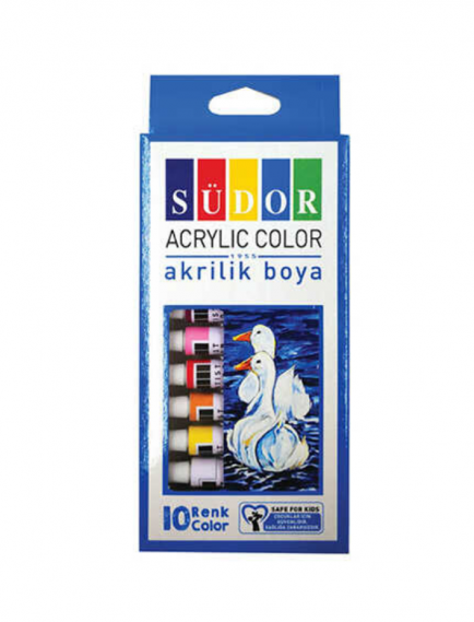 Südor Acrylic Paint Tube 10X9 ml 