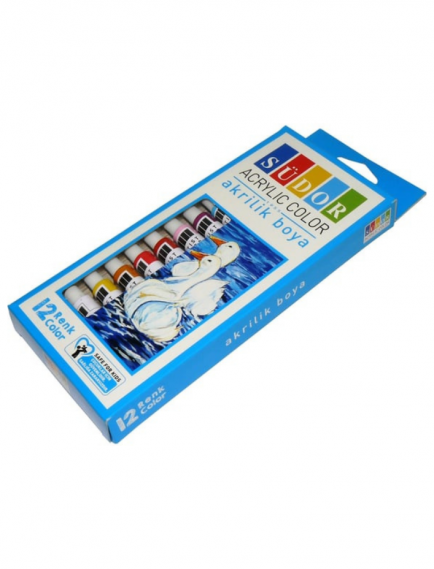 Südor Acrylic Paint Tube 12X9 ml 