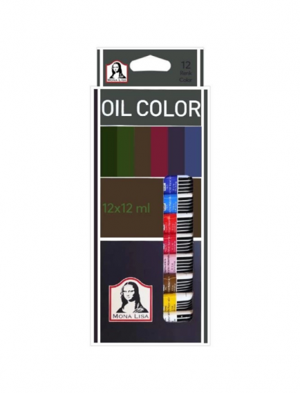 Monalisa Oil Paint 12 ml Set of 12 Monalisa Oil Paint 12 ml Set of 12