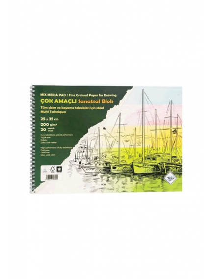 Art Liva Artistic Sketchbook 25x35 cm 200gsm Art Liva Artistic Sketchbook 25x35 cm 200gsm