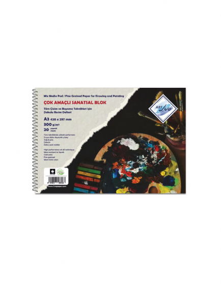 Art Liva Artistic Sketchbook A3 300gsm Art Liva Artistic Sketchbook A3 300gsm